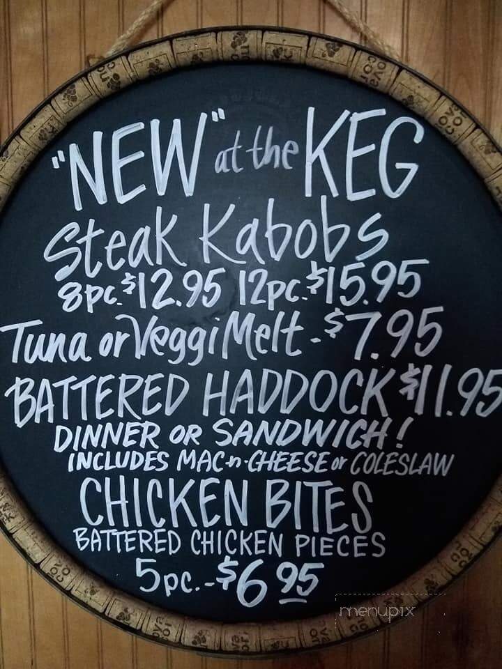 Keg Bar And Grille - Sharon, PA menu_pic