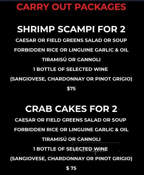 Non Solo Pasta Restaurant - Morrisville, PA menu_pic