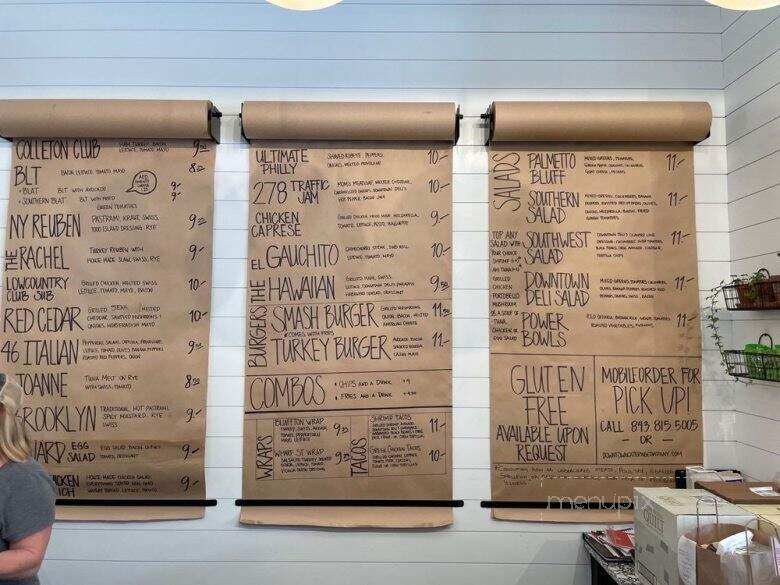 Downtown Deli - Bluffton, SC menu_pic