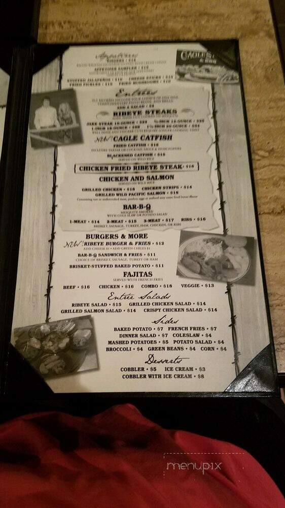 Cagle Steaks - Lubbock, TX menu_pic