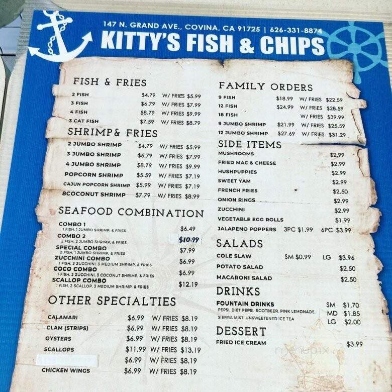 Kitty's Fish & Chips - Covina, CA