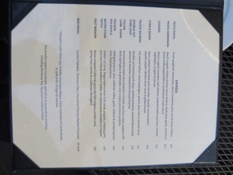 Peasant & The Pear - Danville, CA menu_pic