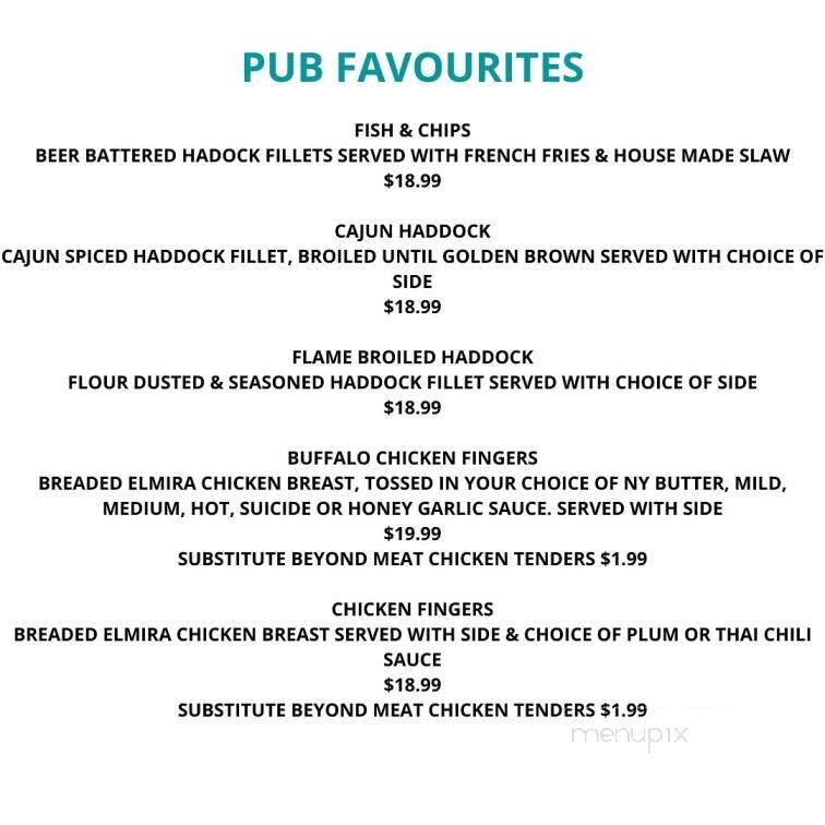 The Royal Coachman - Hamilton, ON menu_pic