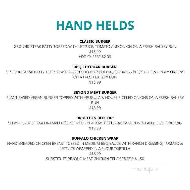 The Royal Coachman - Hamilton, ON menu_pic