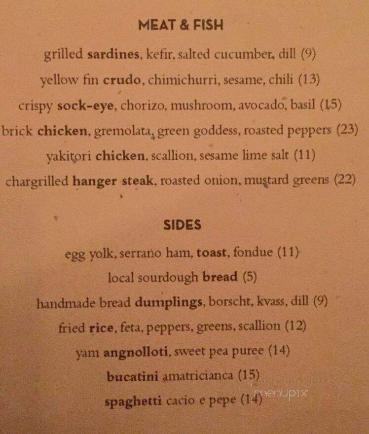 Ten Foot Henry - Calgary, AB menu_pic