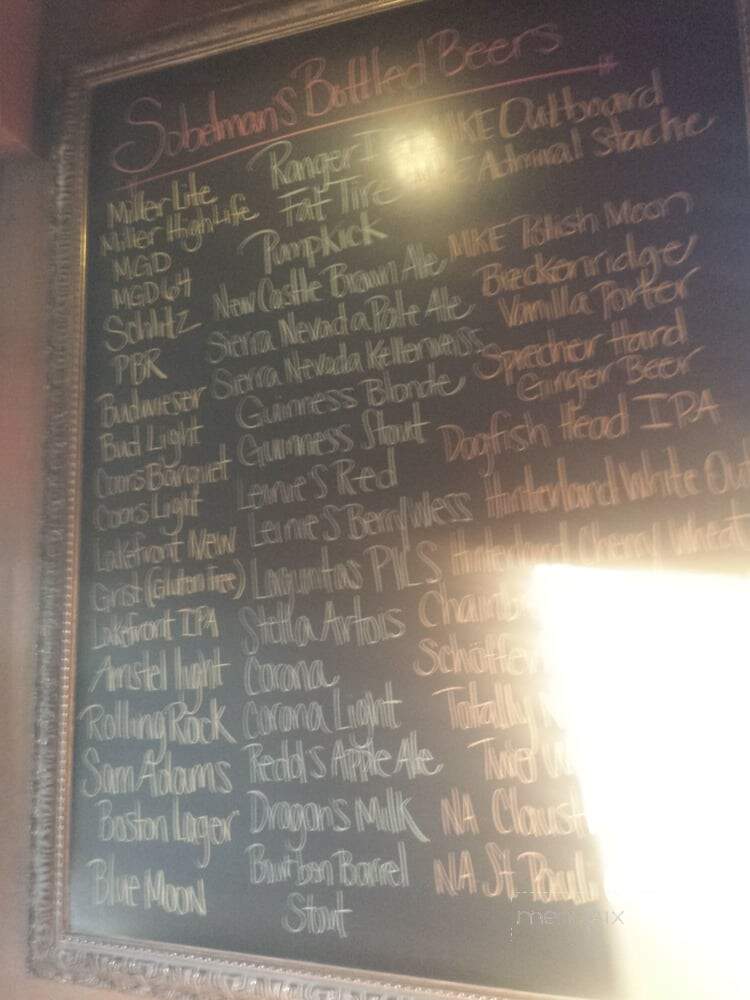 Sobelman's Pub N Grill NorthShore - Mequon, WI menu_pic