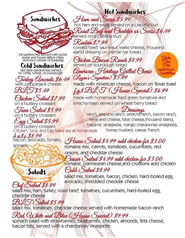 Hyde Park Cafe - Paragould, AR menu_pic
