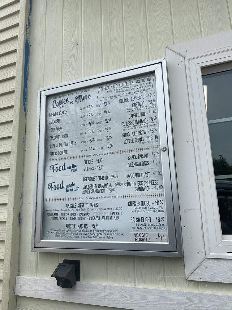Alpha & Omega Roasting - O'Fallon, MO menu_pic