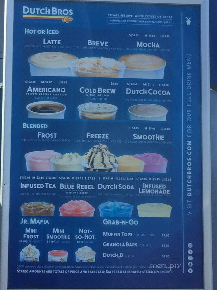 Dutch Bros Coffee - Phoenix, AZ menu_pic