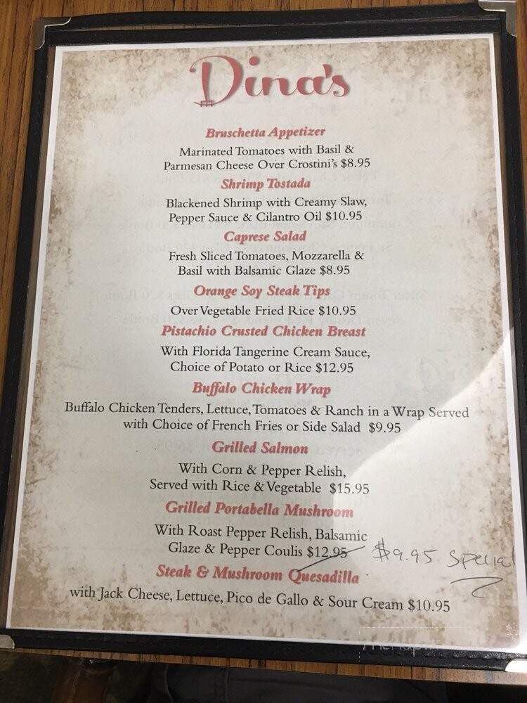 Dina's at Sabal Springs - North Fort Myers, FL menu_pic