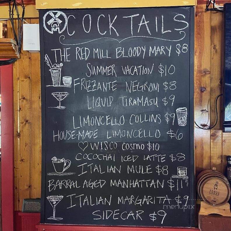 The Red Mill Inn & Pizza - Brookfield, WI menu_pic