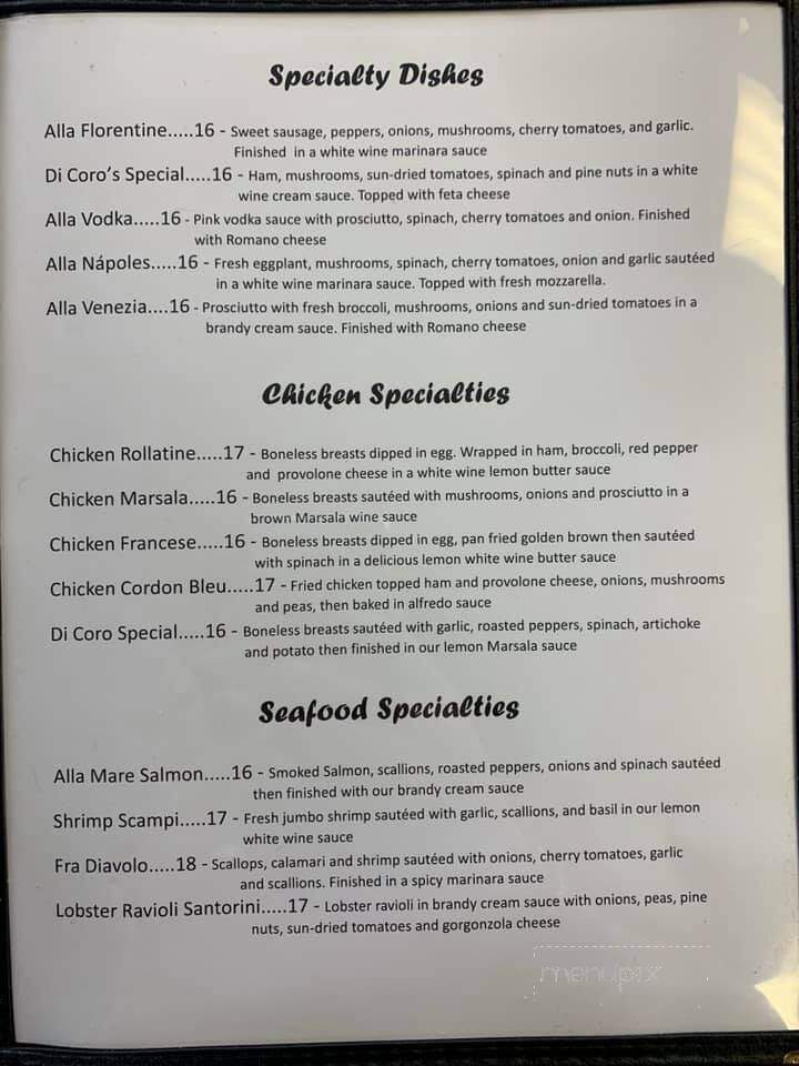 Boardwalk Pizzeria - Niantic, CT menu_pic