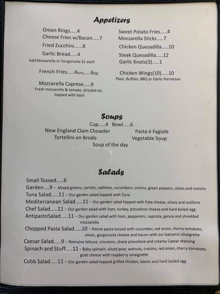 Boardwalk Pizzeria - Niantic, CT menu_pic