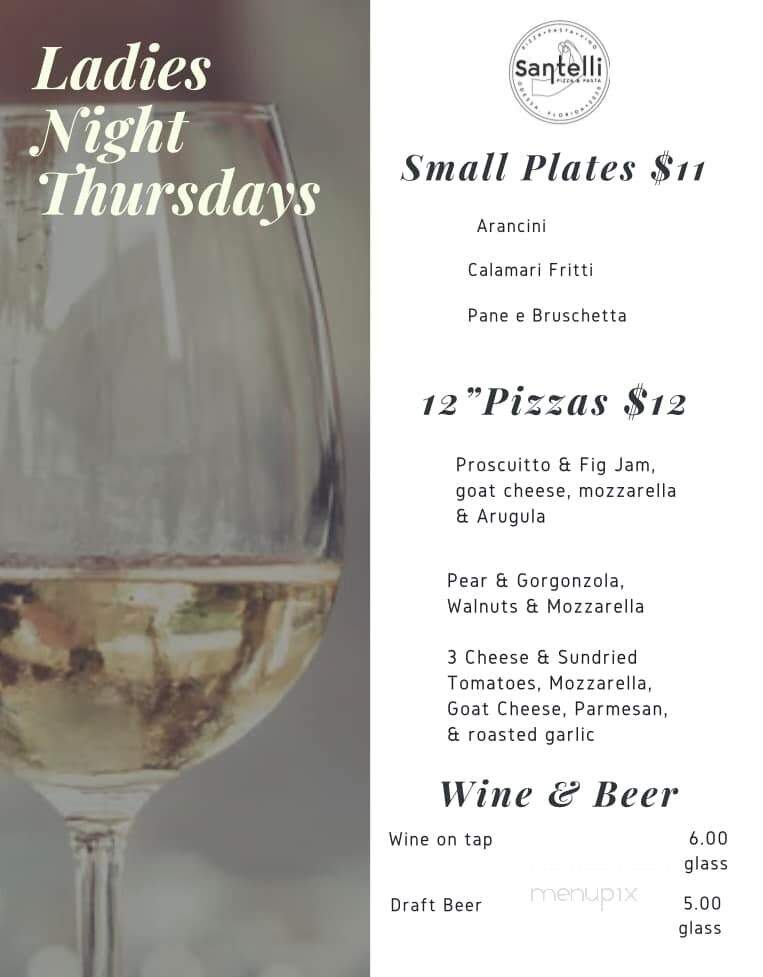Santelli Pizza & Pasta - Odessa, FL menu_pic