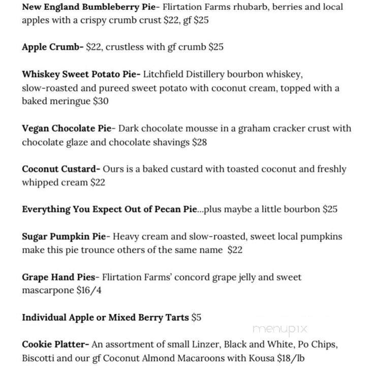 The PO Cafe - Washington, CT menu_pic