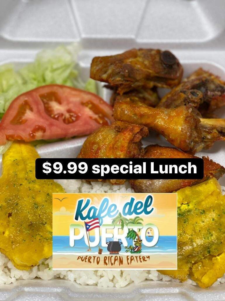 Kafe del Puerto - Cape Canaveral, FL menu_pic