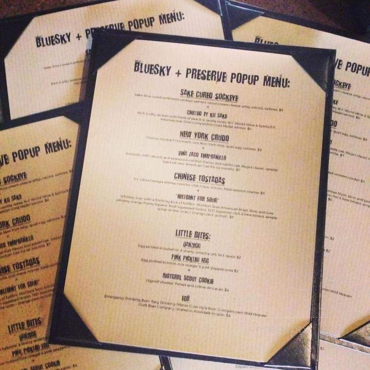 Blue Sky - Athens, GA menu_pic