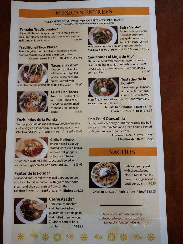 La Fonda Lopez - Twisp, WA menu_pic