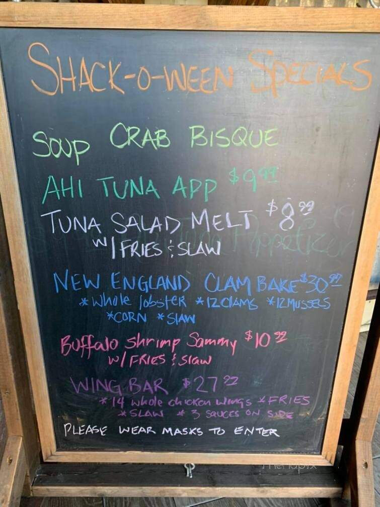 Shuckin' Shack Oyster Bar - Carolina Beach, NC menu_pic