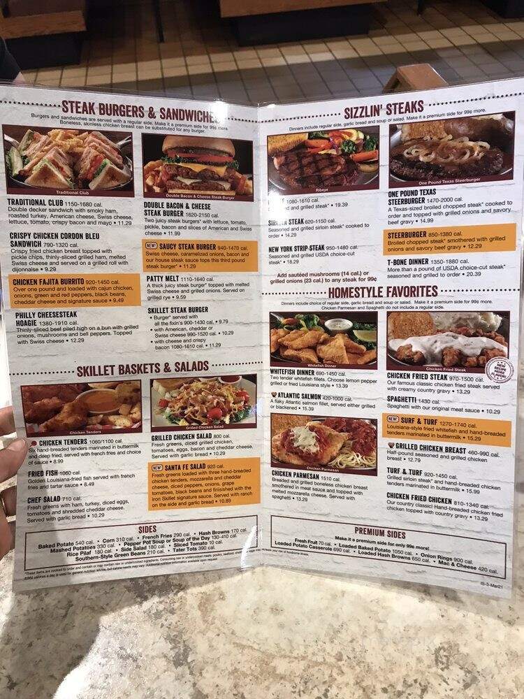 Iron Skillet Restaurant - Greensburg, IN menu_pic