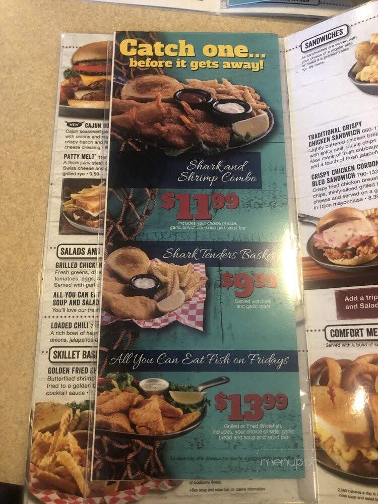 Iron Skillet Restaurant - Greensburg, IN menu_pic