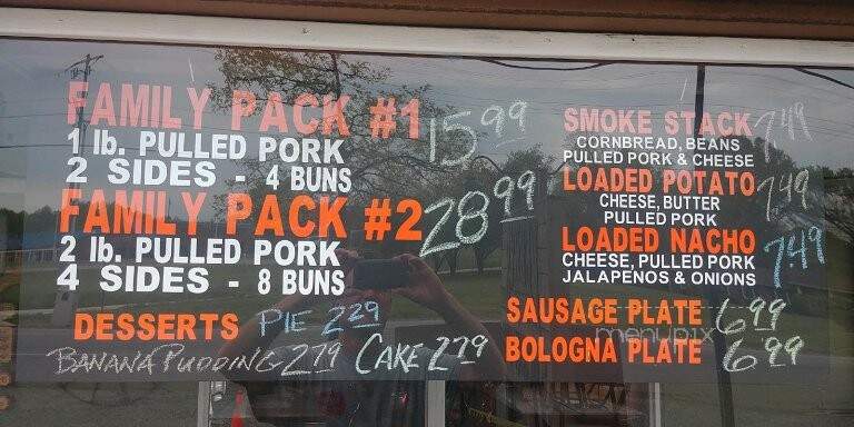 Perry's Smokin Pig - White House, TN menu_pic