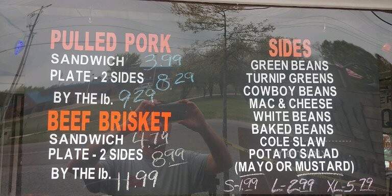 Perry's Smokin Pig - White House, TN menu_pic
