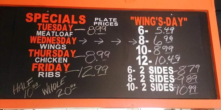 Perry's Smokin Pig - White House, TN menu_pic