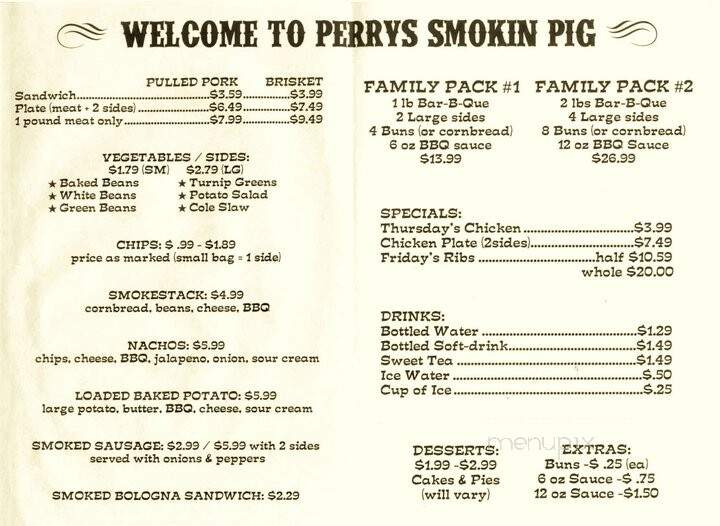 Perry's Smokin Pig - White House, TN