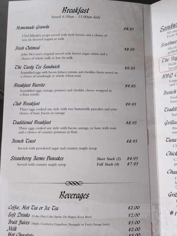 Farmhouse Grill at Strawberry Farms - Irvine, CA menu_pic