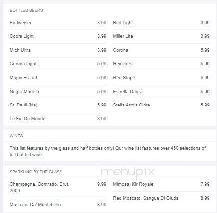 Caps on the Water - Ponte Vedra Beach, FL menu_pic