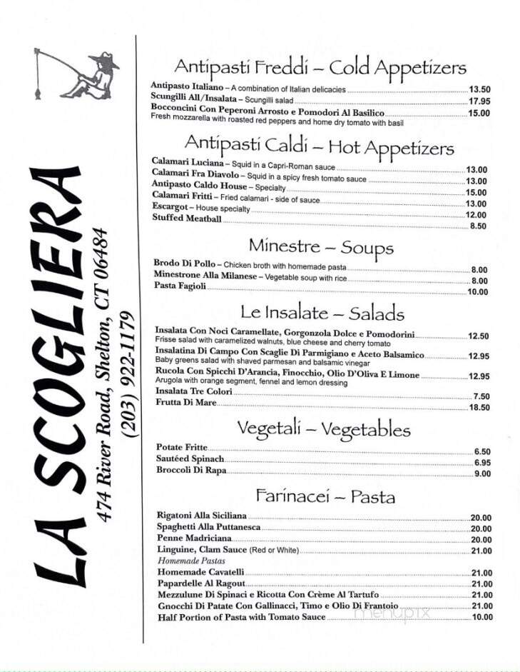 La Scogliera Restaurant - Shelton, CT