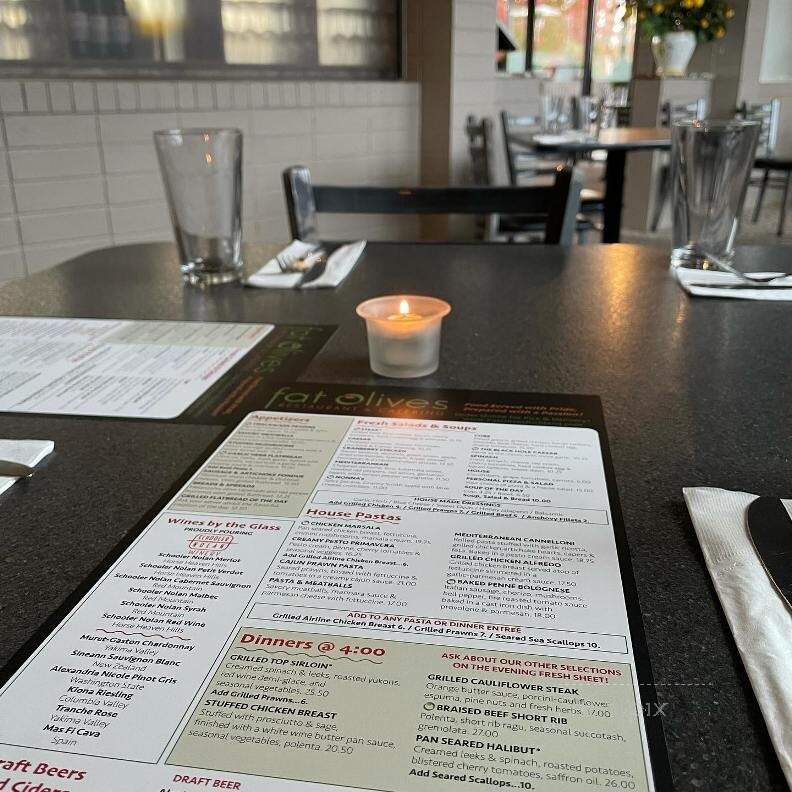 Fat Olives Restaurant - Richland, WA menu_pic