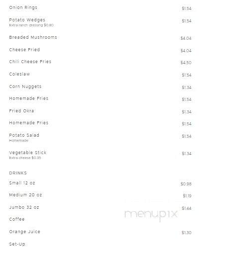 J & L Cafe - Newton, NC menu_pic