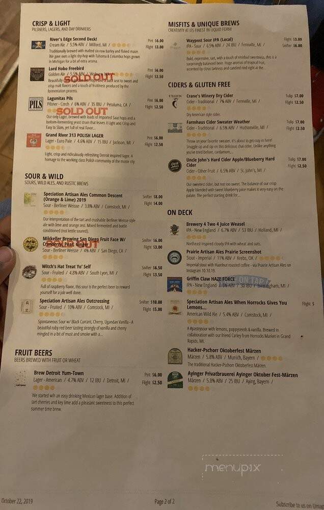 Brew Merchant - Holland, MI menu_pic