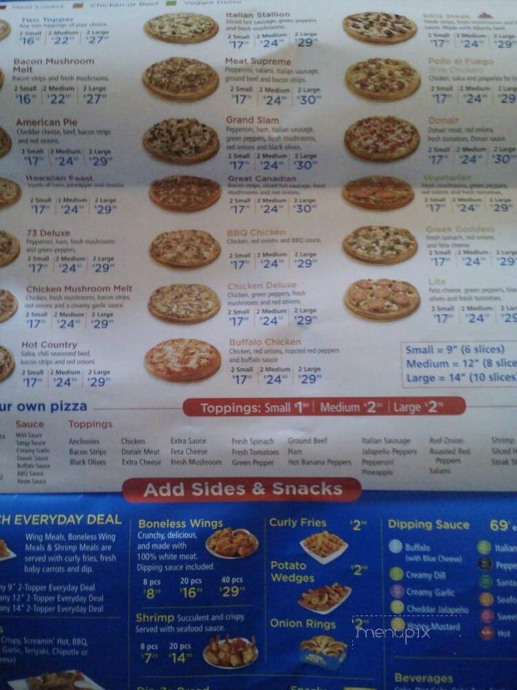 Pizza 73 - Camrose, AB menu_pic