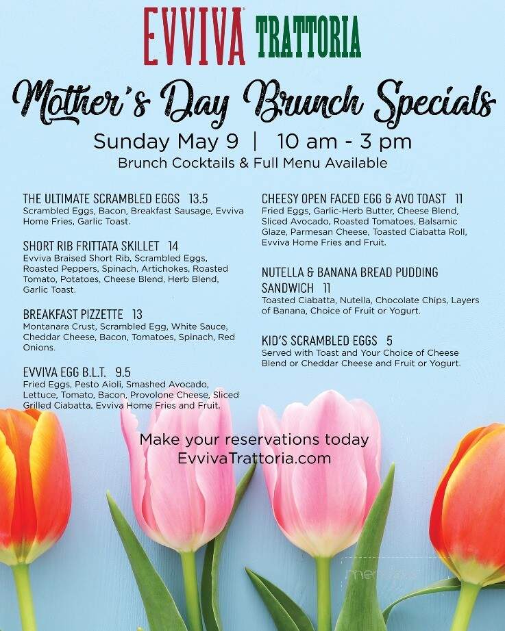 Evviva Trattoria - Wrentham, MA menu_pic