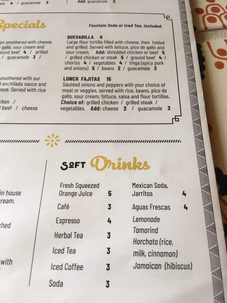 Mole Cantina Mexicana - Wellington, FL menu_pic