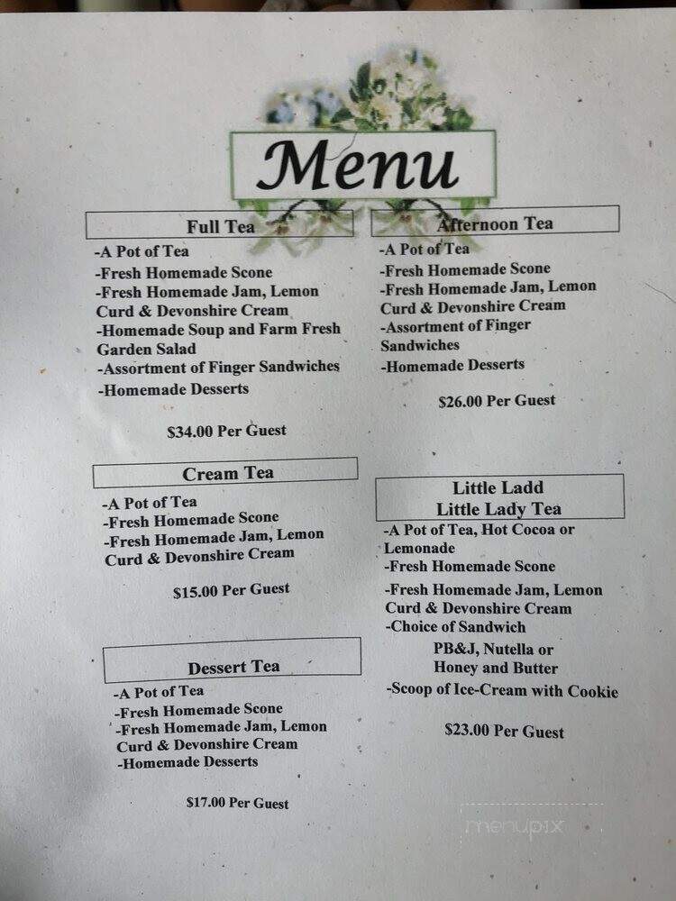The Olde Magnolia Tea Room - Upland, CA menu_pic