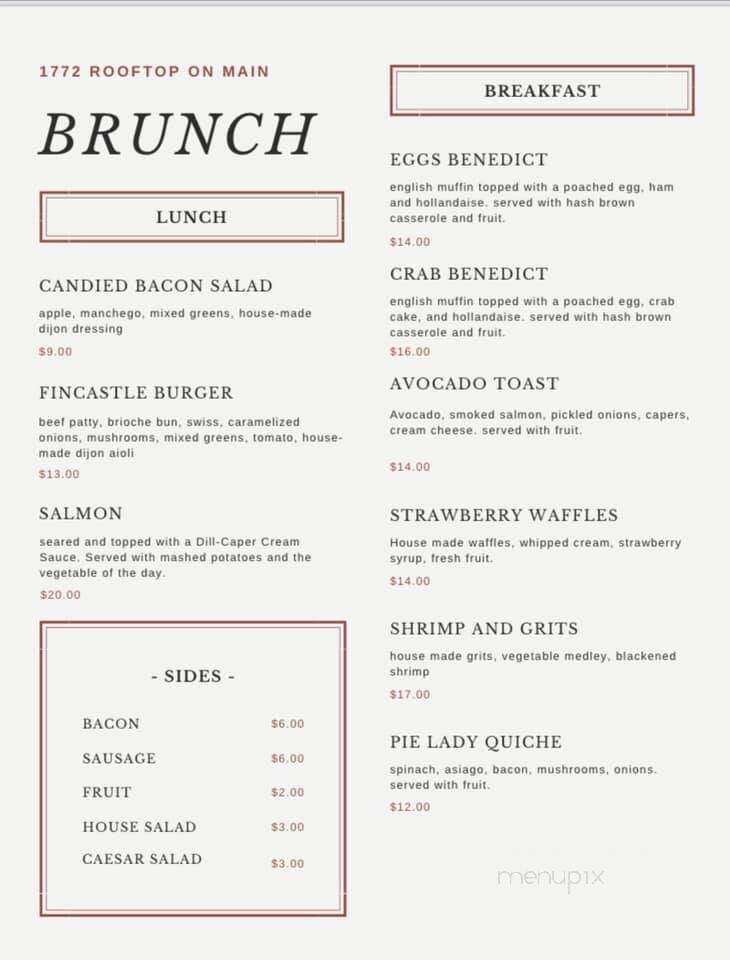 1772 Rooftop on Main - Fincastle, VA menu_pic