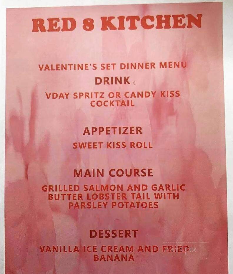 Red 8 Kitchen - Ridgeland, MS menu_pic