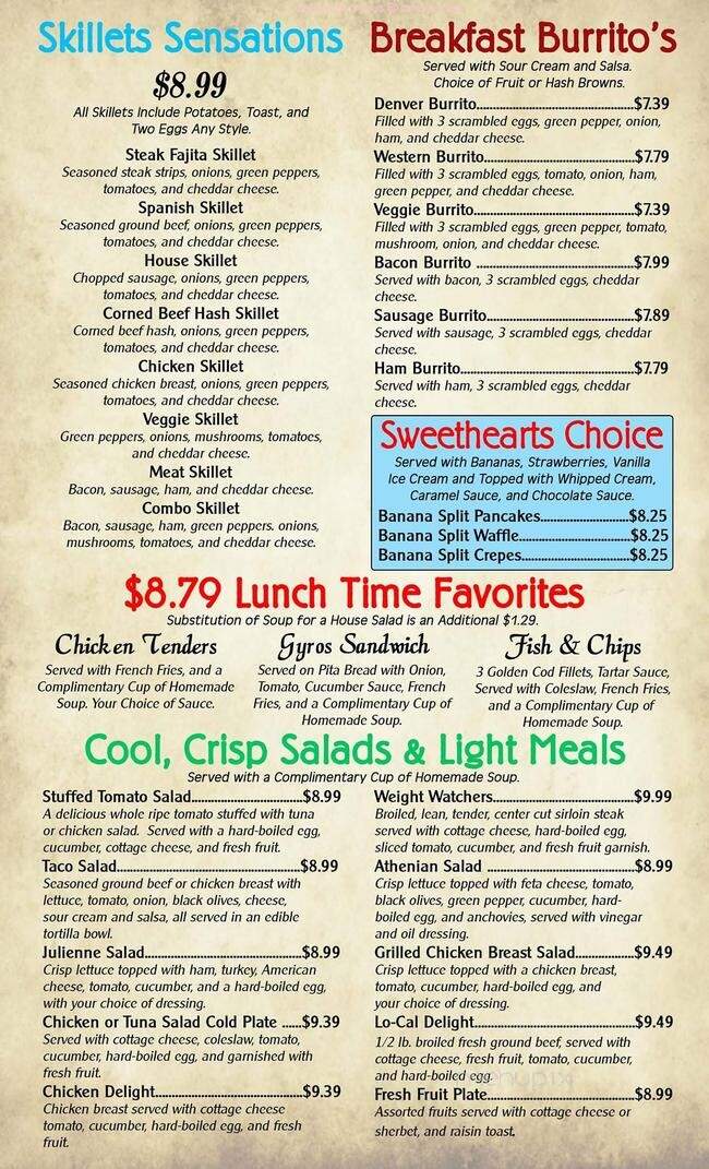 Cafe Bella - Sheboygan, WI menu_pic