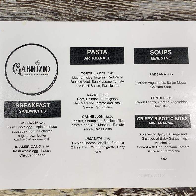 Gabrizio Italian Cafe & Bakery - Niles, MI