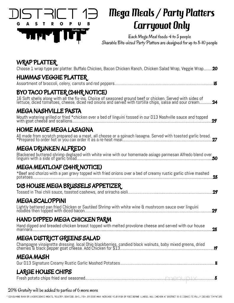 District 13 - Sunbury, OH menu_pic