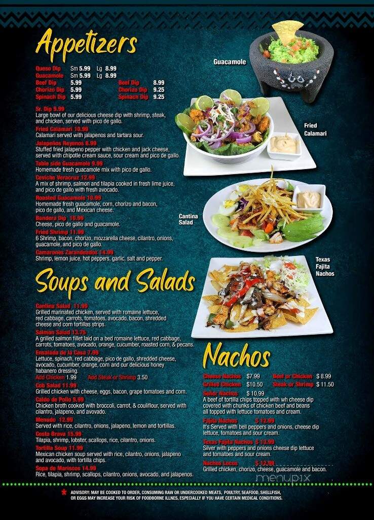 Senor Taco - Senoia, GA menu_pic