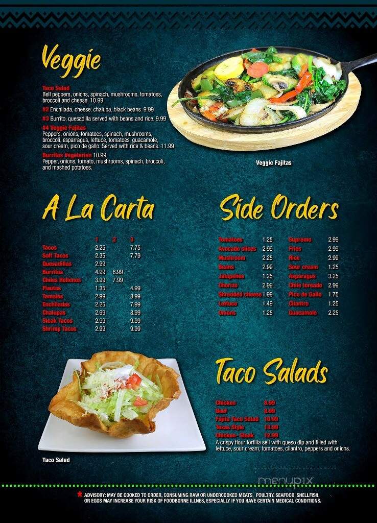 Senor Taco - Senoia, GA menu_pic