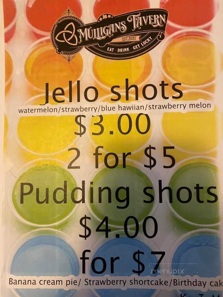Mulligans Tavern - Zephyrhills, FL menu_pic