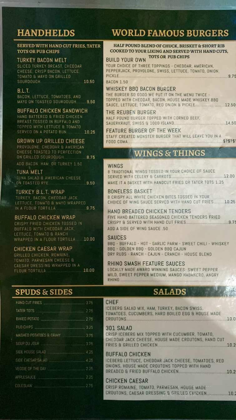 Mulligans Tavern - Zephyrhills, FL menu_pic