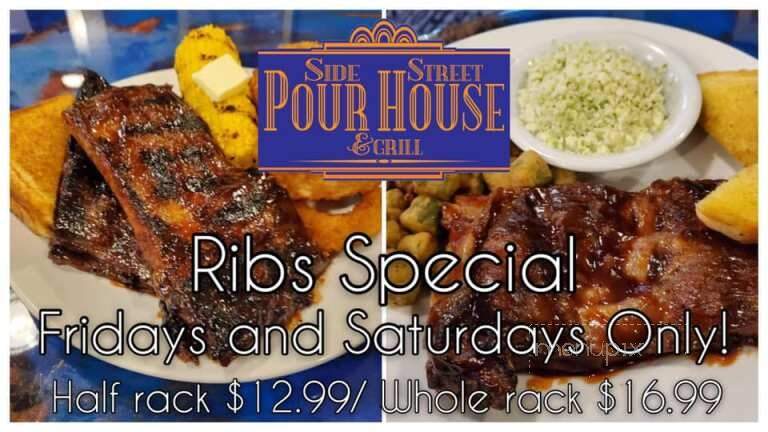 Side Street Pourhouse - Lenoir, NC menu_pic