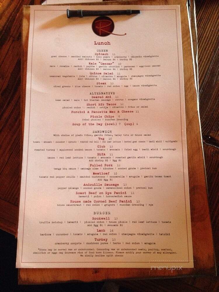The Post - Villa Park, CA menu_pic